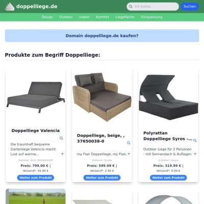 Screenshot doppelliege.de