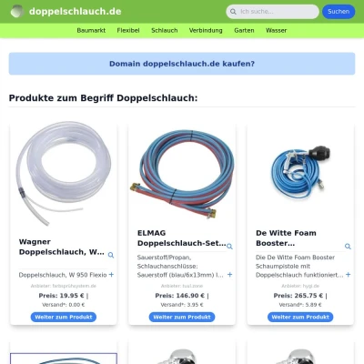 Screenshot doppelschlauch.de
