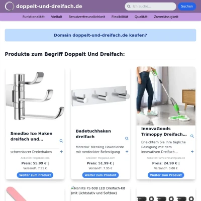 Screenshot doppelt-und-dreifach.de