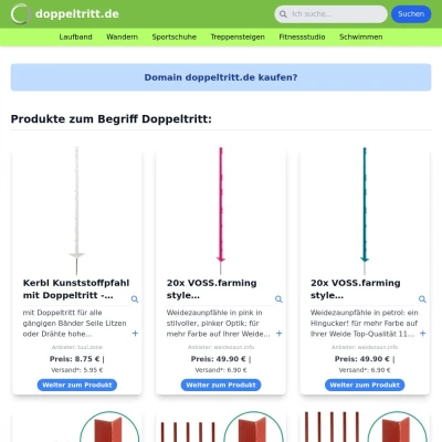Screenshot doppeltritt.de