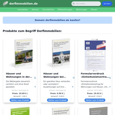 Screenshot dorfimmobilien.de