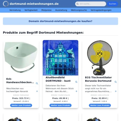 Screenshot dortmund-mietwohnungen.de