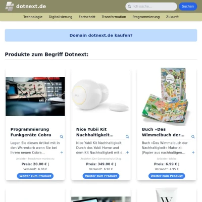 Screenshot dotnext.de