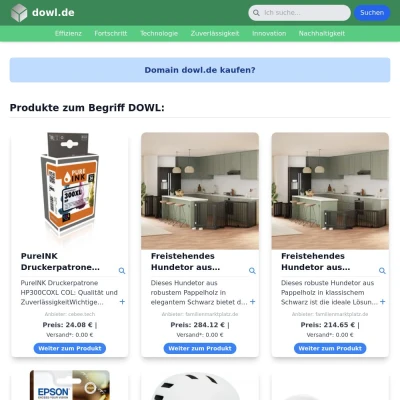 Screenshot dowl.de