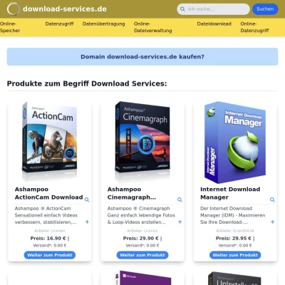 Screenshot download-services.de