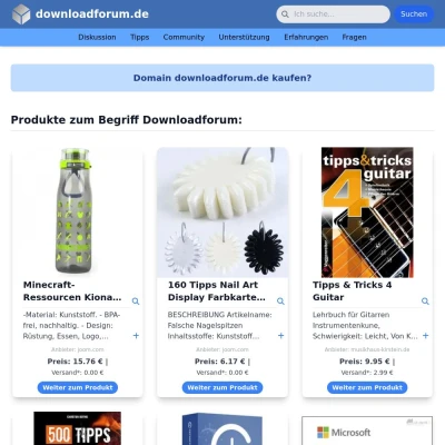 Screenshot downloadforum.de