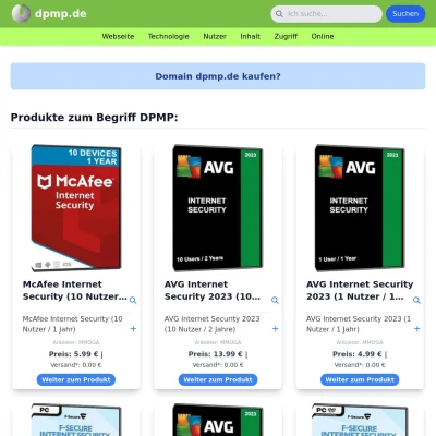 Screenshot dpmp.de