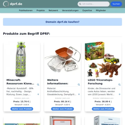 Screenshot dprf.de
