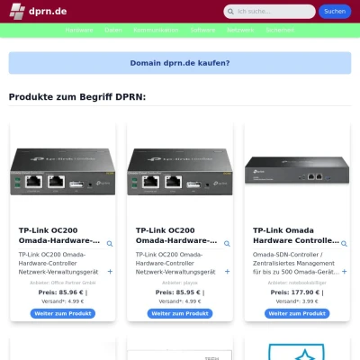 Screenshot dprn.de