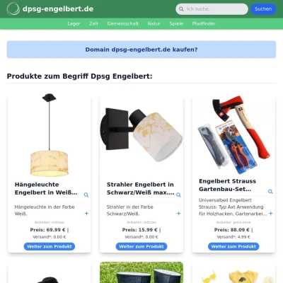 Screenshot dpsg-engelbert.de