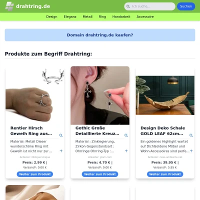 Screenshot drahtring.de