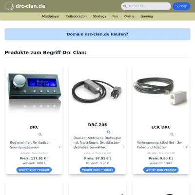 Screenshot drc-clan.de