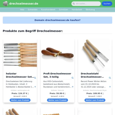 Screenshot drechselmesser.de