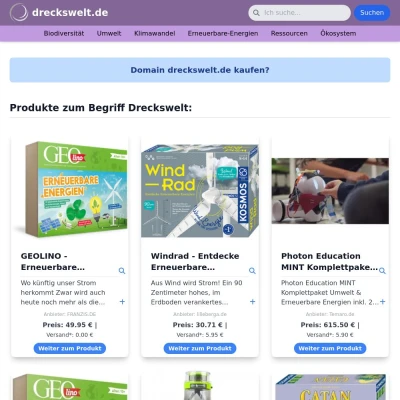 Screenshot dreckswelt.de