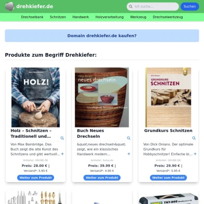 Screenshot drehkiefer.de