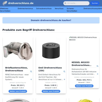 Screenshot drehverschluss.de