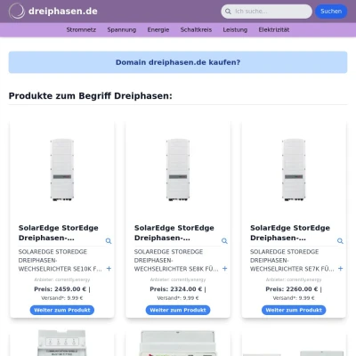 Screenshot dreiphasen.de