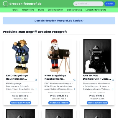 Screenshot dresden-fotograf.de