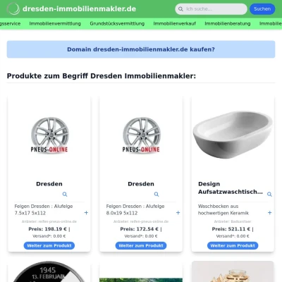 Screenshot dresden-immobilienmakler.de