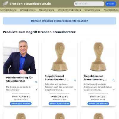 Screenshot dresden-steuerberater.de