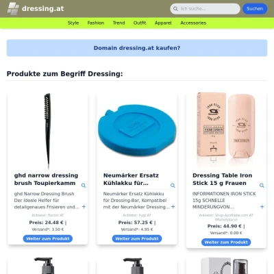 Screenshot dressing.at