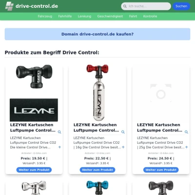 Screenshot drive-control.de