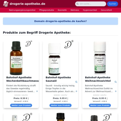 Screenshot drogerie-apotheke.de