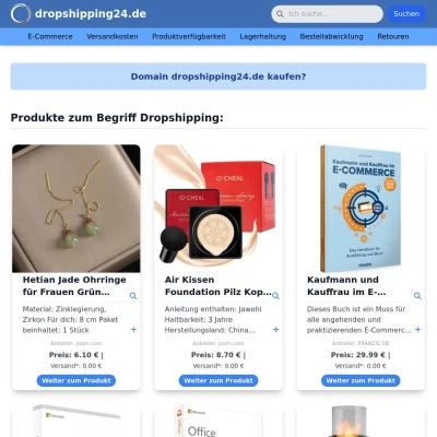 Screenshot dropshipping24.de