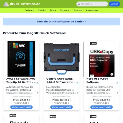 Screenshot druck-software.de