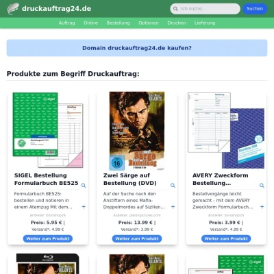 Screenshot druckauftrag24.de