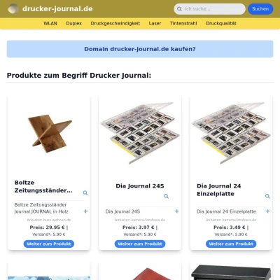 Screenshot drucker-journal.de