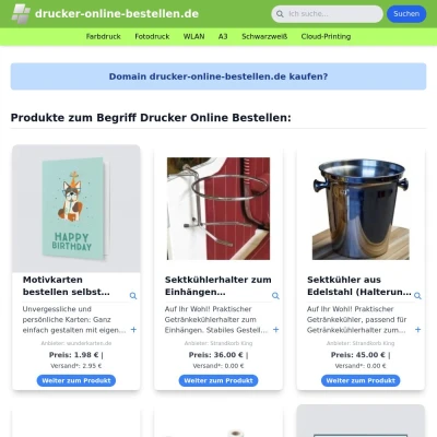 Screenshot drucker-online-bestellen.de