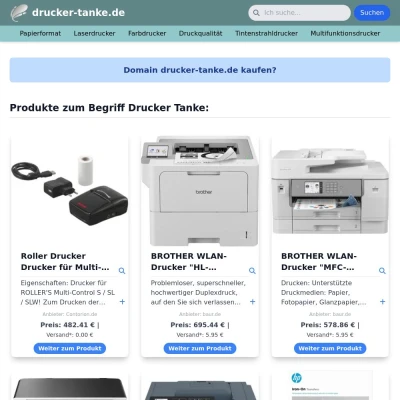 Screenshot drucker-tanke.de