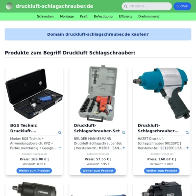 Screenshot druckluft-schlagschrauber.de