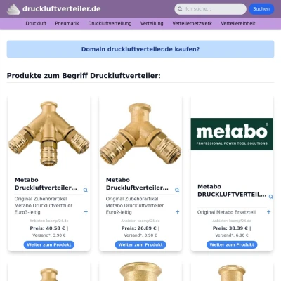 Screenshot druckluftverteiler.de