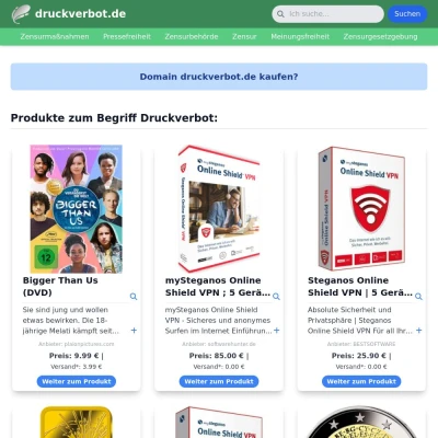 Screenshot druckverbot.de