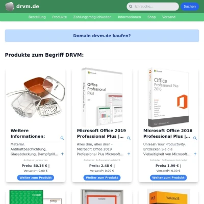 Screenshot drvm.de
