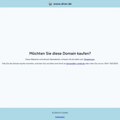 Screenshot drwr.de