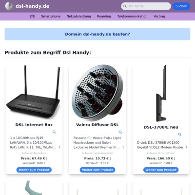 Screenshot dsl-handy.de