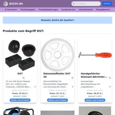 Screenshot dst24.de