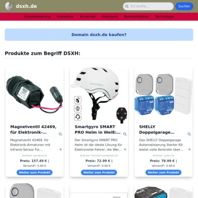 Screenshot dsxh.de