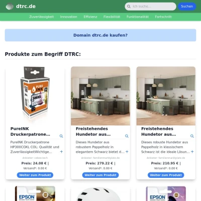 Screenshot dtrc.de