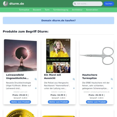 Screenshot dturm.de