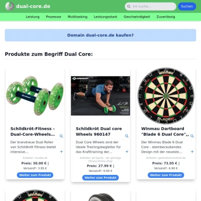 Screenshot dual-core.de