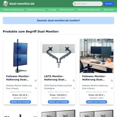 Screenshot dual-monitor.de