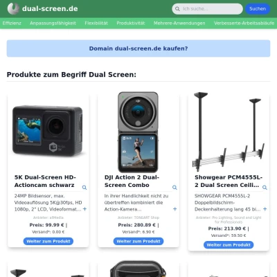 Screenshot dual-screen.de