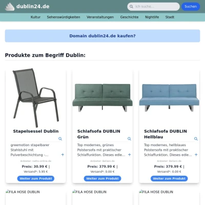 Screenshot dublin24.de