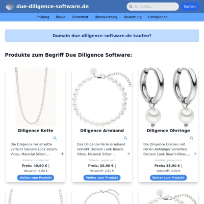 Screenshot due-diligence-software.de