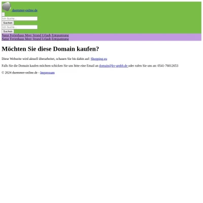 Screenshot duemmer-online.de