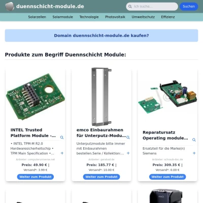 Screenshot duennschicht-module.de